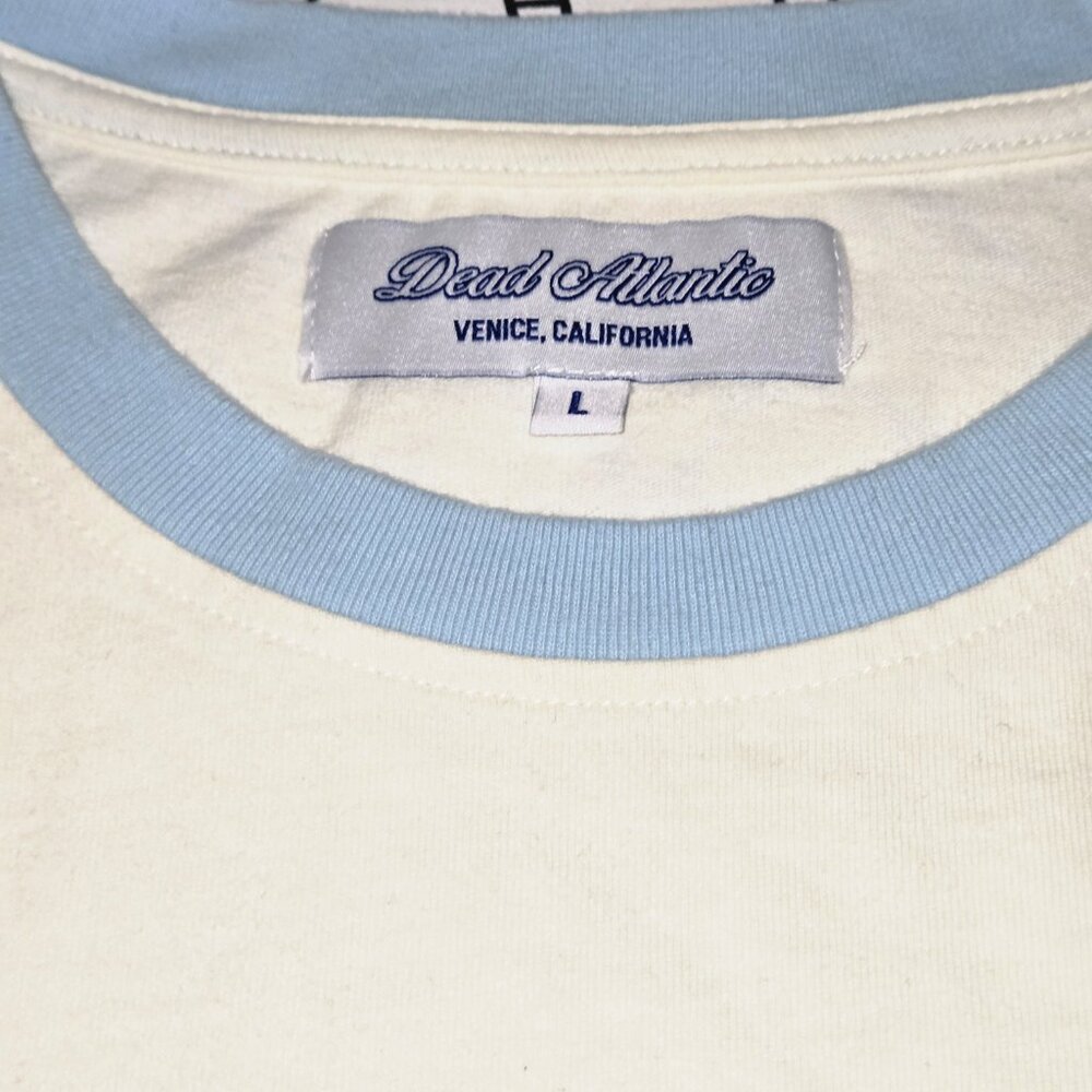 Dead Atlantic Football Shirt White/Blue size Large NEW - Picture 2 of 4